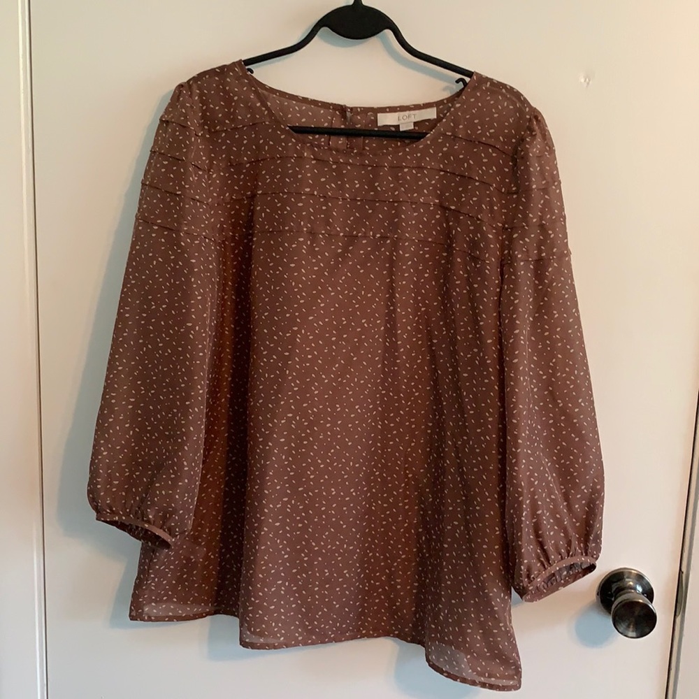 Ann Taylor Loft large blouse